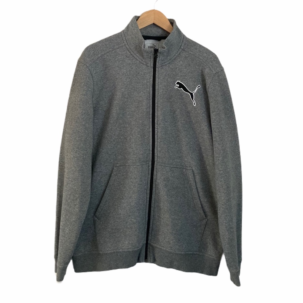 LNWOT Puma Grey Zip Up Hoodie Size L